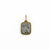Baby Rectangle Beehive + Bee Charm