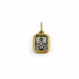 Baby Rectangle Beehive + Bee Charm