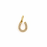 Small Horseshoe "Love My Life" Charm