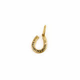 Small Horseshoe "Love My Life" Charm