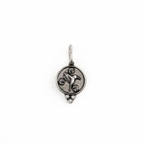Small Round Humming Bird "Life" Charm