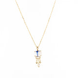 Moonstone Jellyfish Necklace