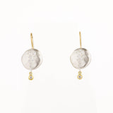 14mm Large Dew Disc Earrings