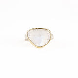 Rainbow Moonstone Sea Kelp Ring