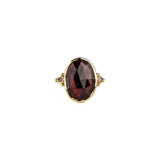 Rhodolite and Diamond Sea Kelp Ring