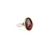Rhodolite and Diamond Sea Kelp Ring