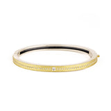 Nori 4mm Diamond Bangle - Yellow Gold