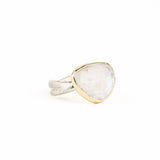 Rainbow Moonstone Sea Kelp Ring