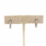 18k/SS Med Gypsy Dia Hoop