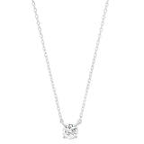 Prong Set CZ Crystal Necklace