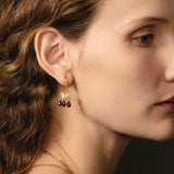 Romantic Garnet Dangle Earrings