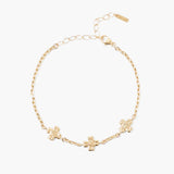 Textured Cross Link Bracelet