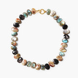 Abalone Labradorite Hypersthene Choker