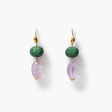 Gold Plated Duo Drop Earring