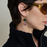 Gold Plated Duo Drop Earring
