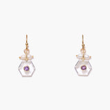 Geometric Gemstone Earrings