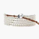 Strand of Pearls Wrap Bracelet