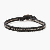 Single Leather Beaded Bracelet