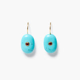 Turquoise Sapphire Drop Earrings