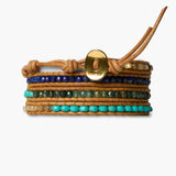 Dark Blue Turquoise Wrap