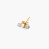Raw Labradorite Studs