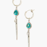 Turquoise Dagger Talisman Earrings