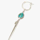 Turquoise Dagger Talisman Earrings