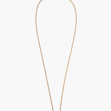 Gold Coin with Moissanite Slice Necklace