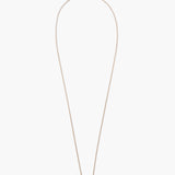 Silver Coin with Moissanite Slice Necklace