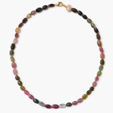 Hand Carved Watermelon Tourmaline Choker