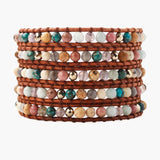 Seaside Coral Wrap Bracelet