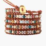 Seaside Coral Wrap Bracelet