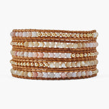 Pink Opal Wrap Bracelet