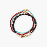 Coy Beaded Bracelet  Stack