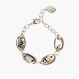 Abalone Link Chain Bracelet
