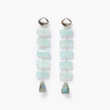 Aqua Ladder Earrings