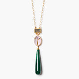 Scarab Droplet Necklace