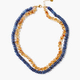 Hint of Summer Beaded Necklace