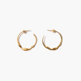 Small Wavy Hoop