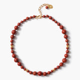 Freeform Red Jasper Collar Necklace