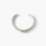 Prong Set Gem Silver Cuff