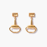Horsebit Drop Earrings