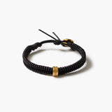 Scroll Single Leather Wrap Bracelet