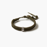 Scroll Single Leather Wrap Bracelet