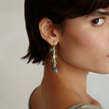 Cascading Teardrop Labradorite Drops