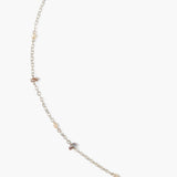 Dainty Freshwater Pearl and Sterling Silver Beaded Necklace