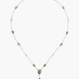 Abalone and Pearl Beaded Necklace