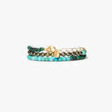 Turquoise Mix Naked Wrap Bracelet