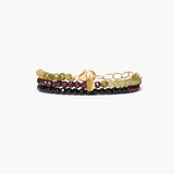 Garnet Mix Naked Wrap Bracelet
