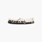 Wild White Pearl Wrap Bracelet